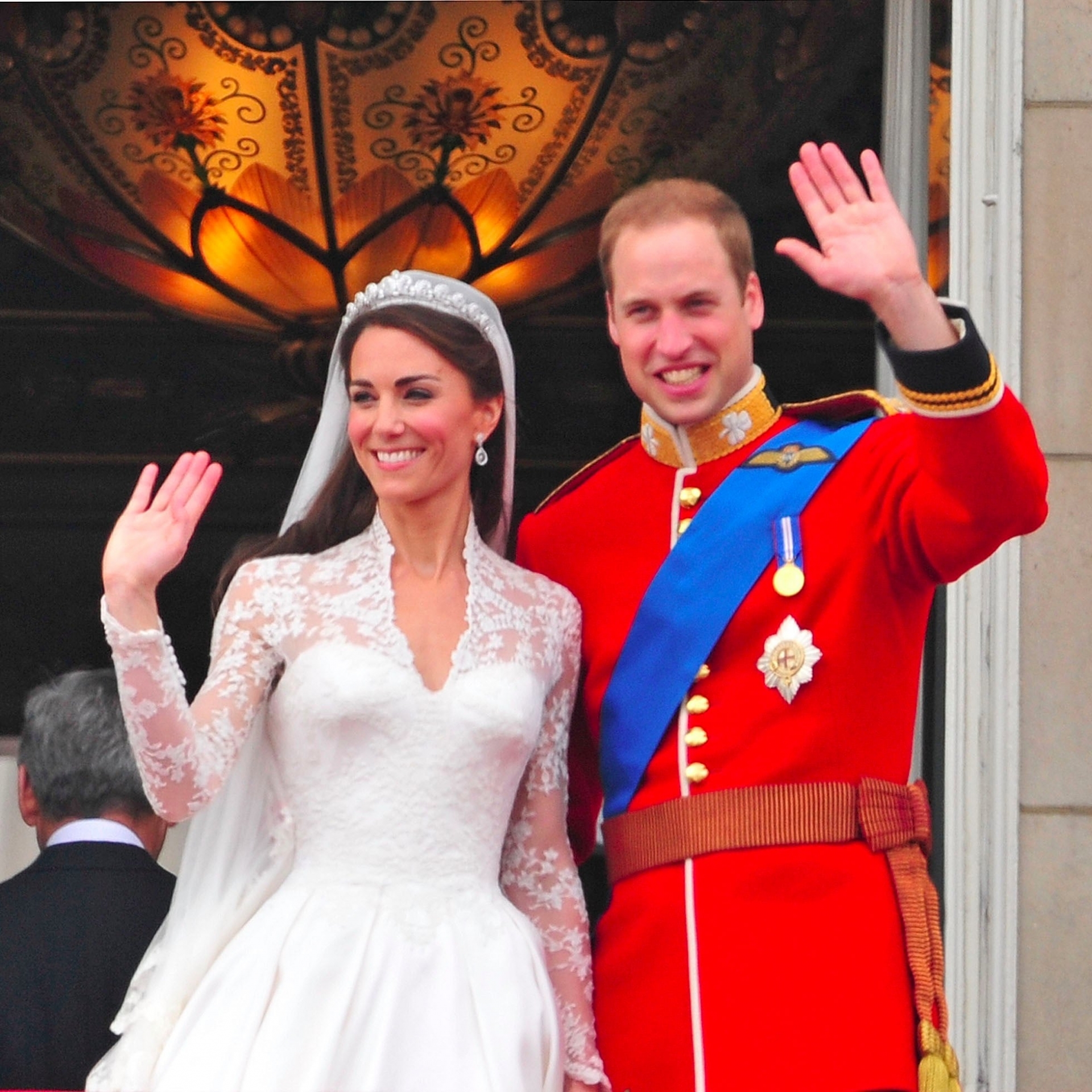 Hoàng tử William và Công nương Kate trong ngày cưới.