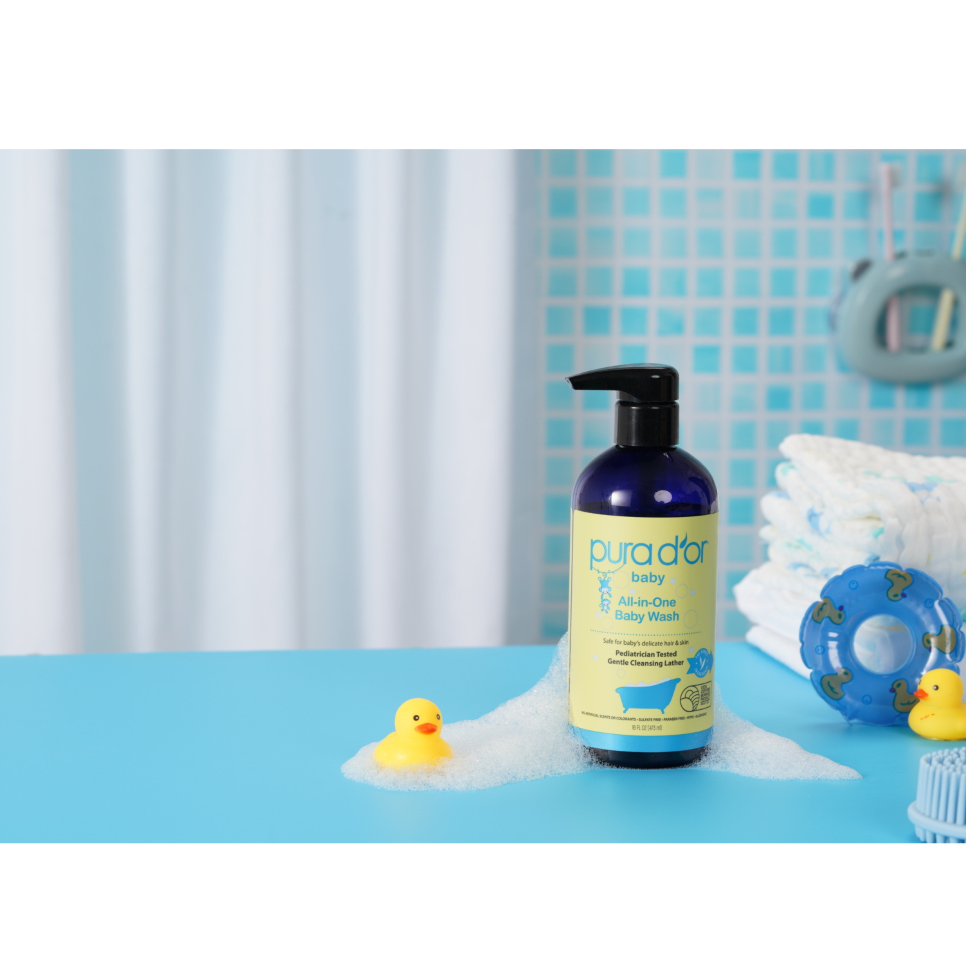 Sữa tắm Pura D’or All-in-One Baby Wash: Sản phẩm an toàn cho làn da nhạy cảm của bé yêu