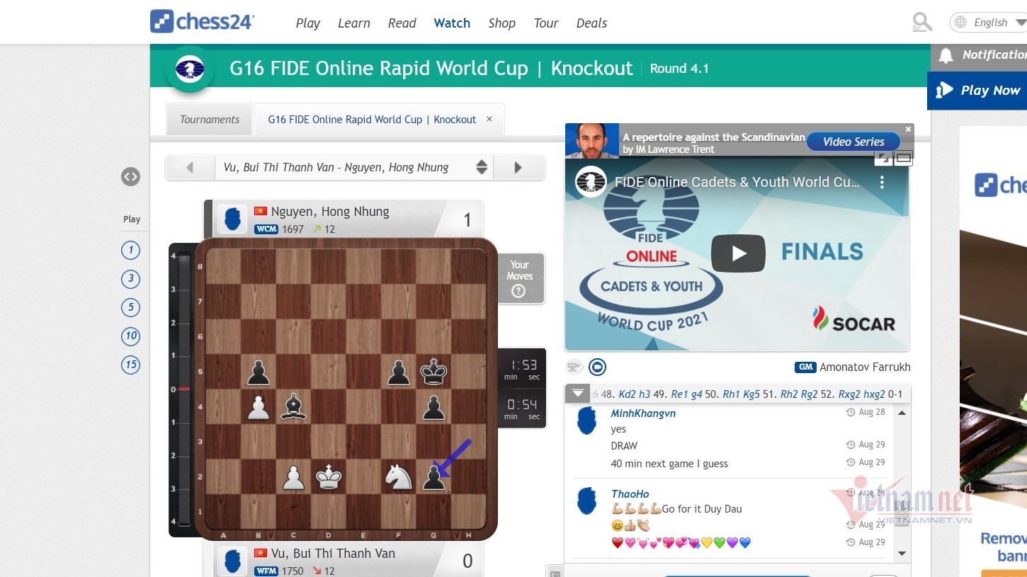 Nữ sinh chuyên Amsterdam vô địch giải cờ vua toàn quốc - Ảnh 1