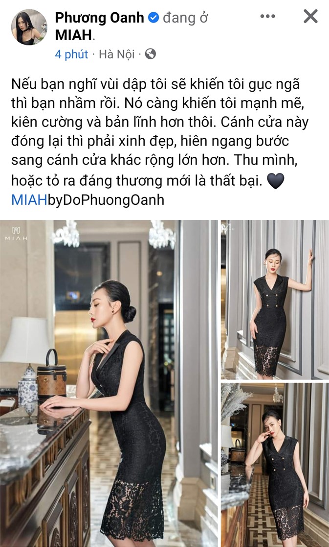 Phương oanh người đẹp bên Shark Bình có động thái mới nhất trong đêm - Ảnh 1