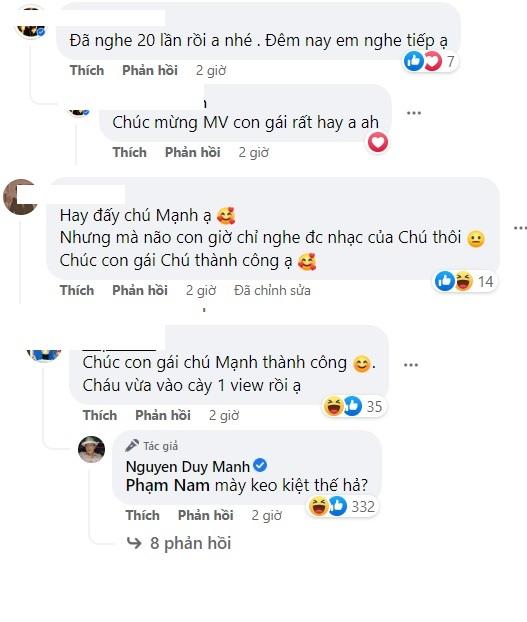 Ca sĩ Duy Mạnh lên tiếng về MV ca nhạc của con gái - Ảnh 1