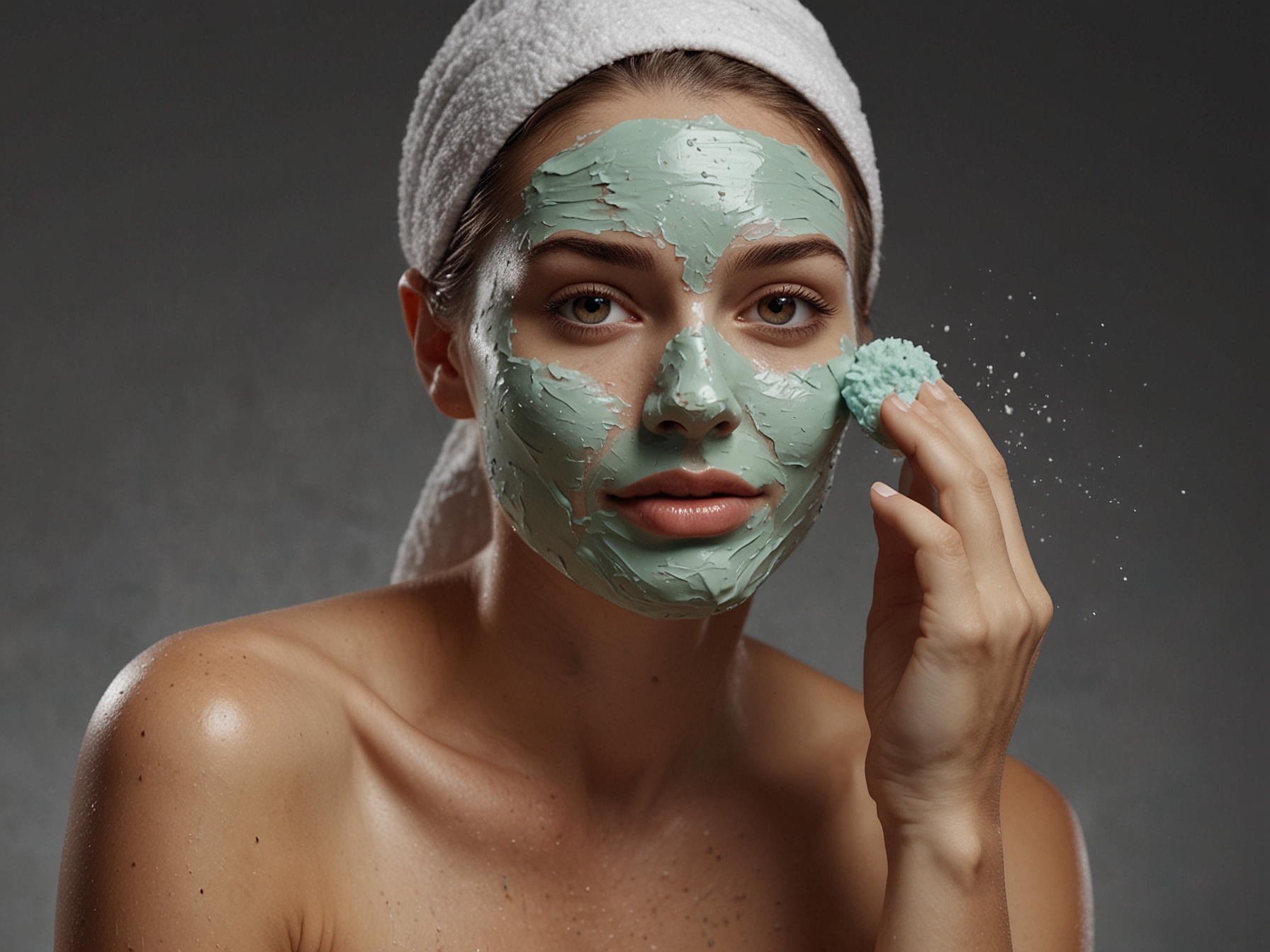 Close-up of a person applying a gentle cleansing gel on their face, illustrating the importance of using the right cleanser according to skin type for effective cleansing without stripping natural moisture.