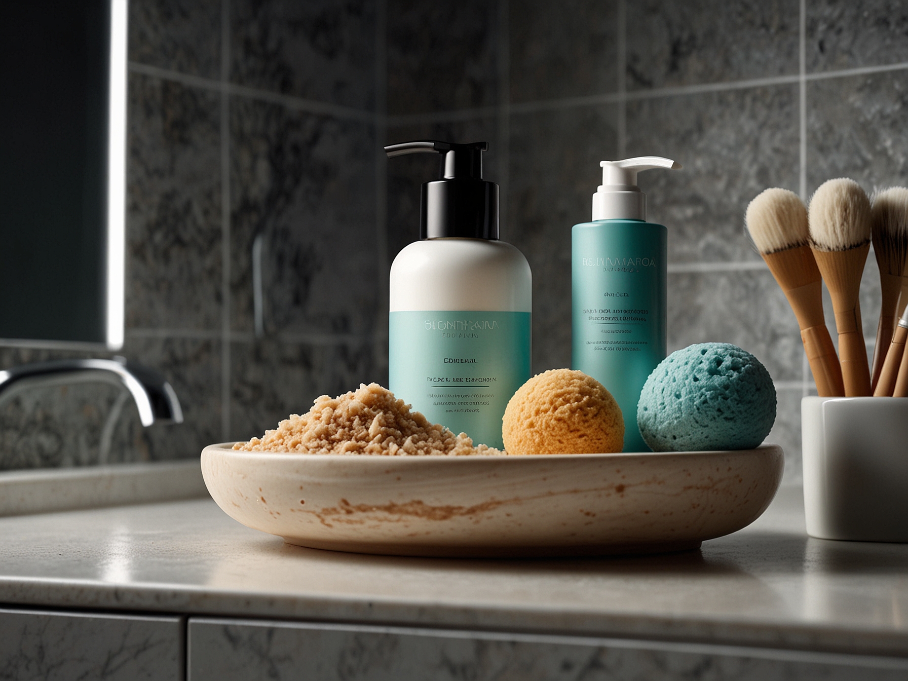 A woman gently washing her face with a foaming cleanser, demonstrating the importance of cleansing as the first step in skincare. Her expression shows tranquility as she cares for her skin.