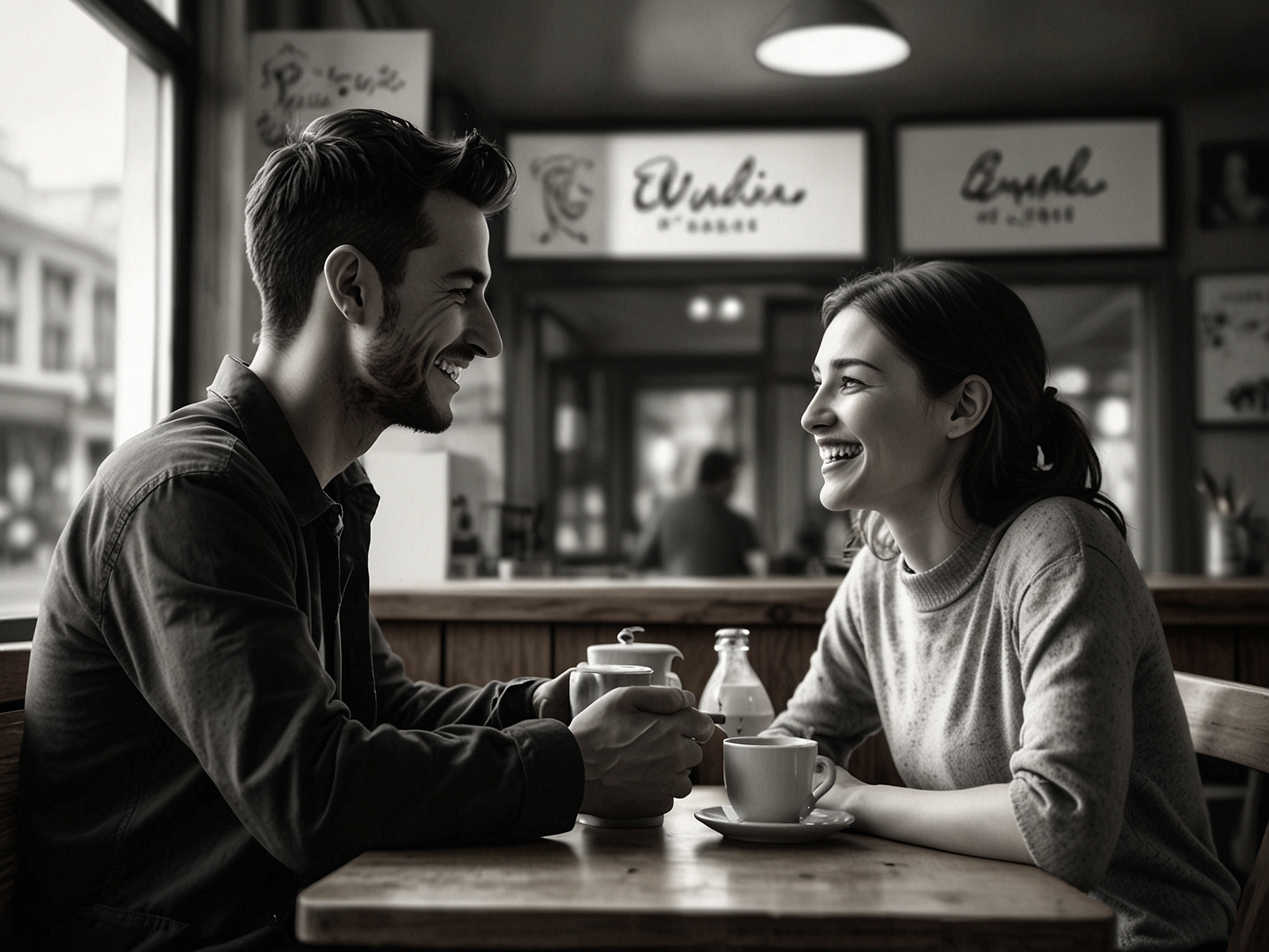 A family gathered around a dinner table, sharing stories and laughter, emphasizing the importance of listening and connection during mealtime together.