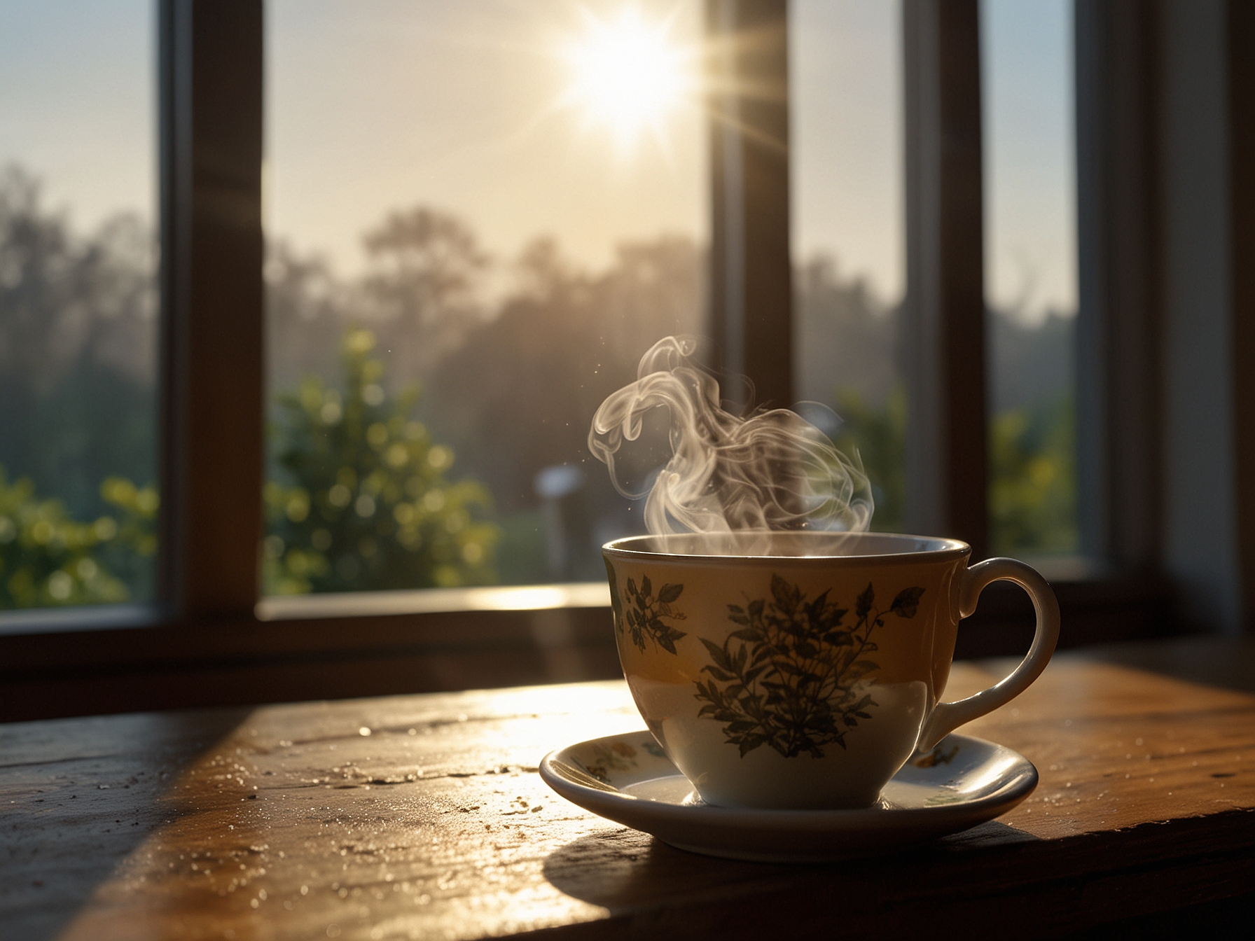 A group of friends sitting together at a cozy café, enjoying their cups of tea and sharing laughter, encapsulating the essence of connection and conversation during afternoon tea.