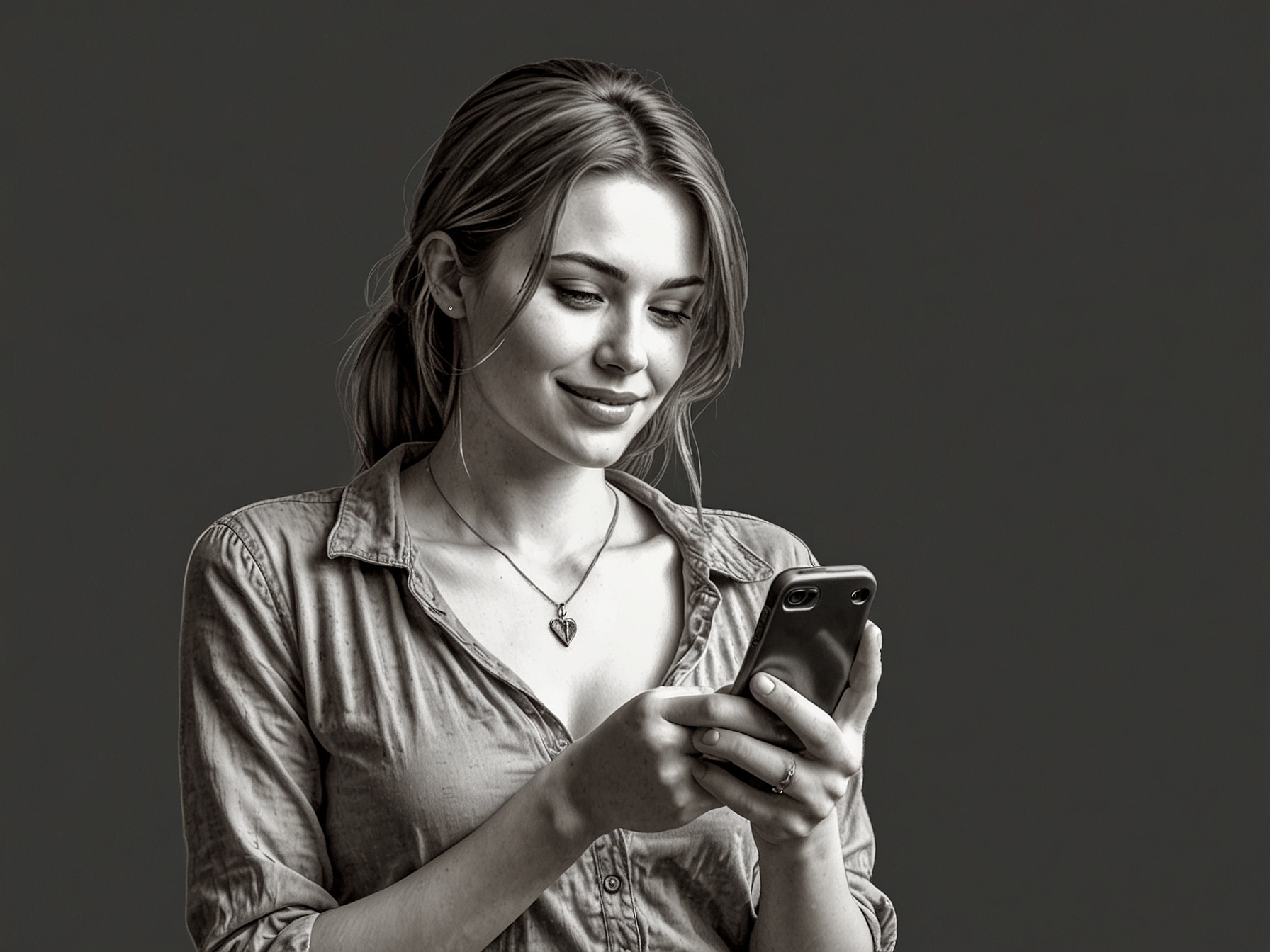 A person texting a heartfelt message on their phone, depicting the importance of sincerity and emotions in effective flirting and romantic gestures.