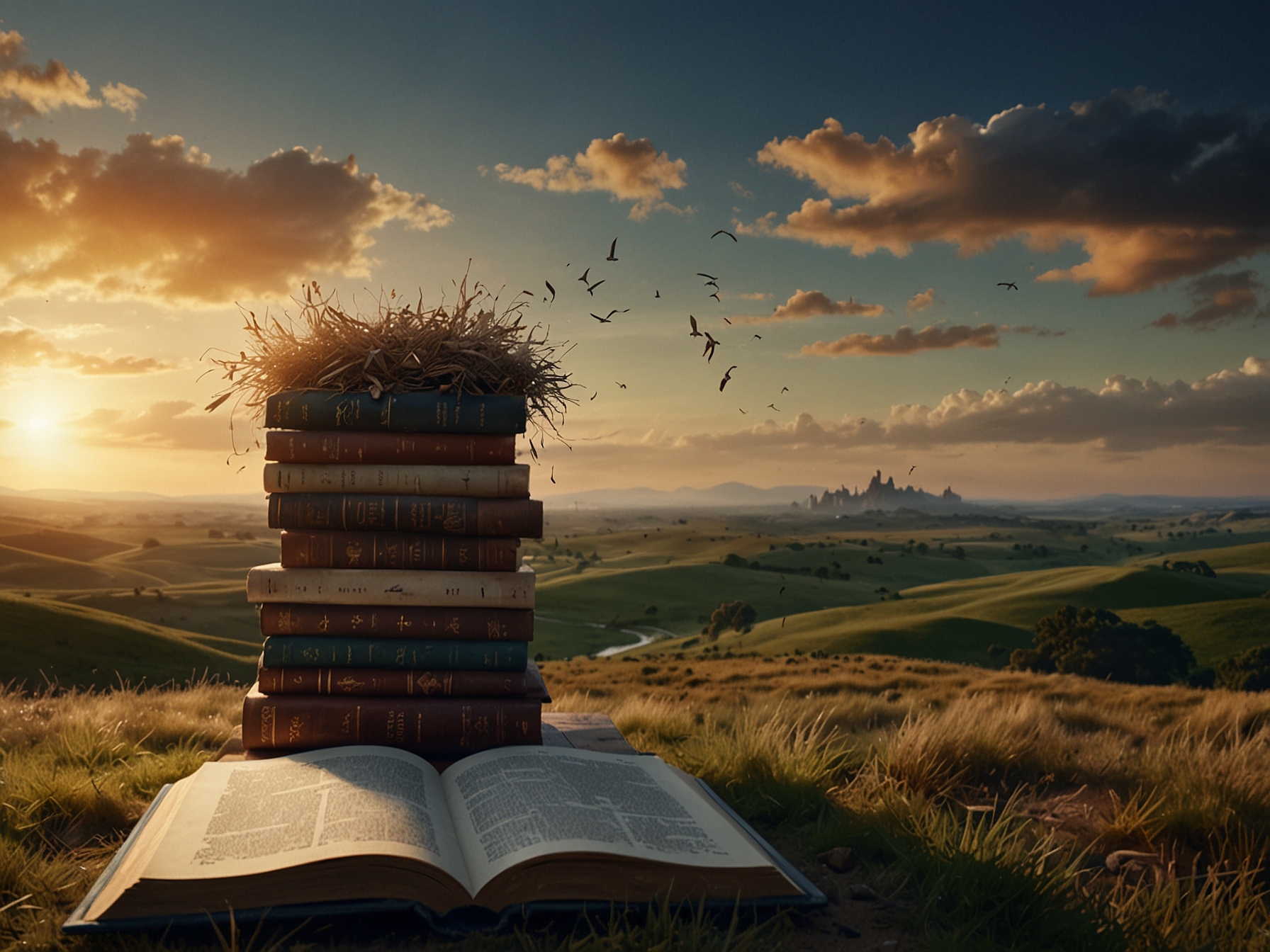 An iconic shot from 'The Book of Wind' showing breathtaking landscapes, inviting viewers to reflect on life and its subtle nuances.