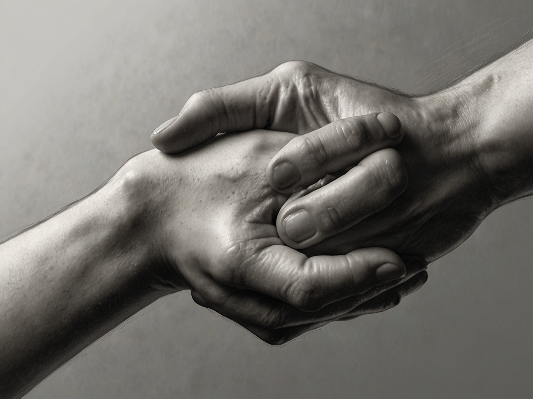 A close-up of two hands almost touching, with a blurred background representing the emotional tension and anticipation that comes with flirting and waiting for a response.