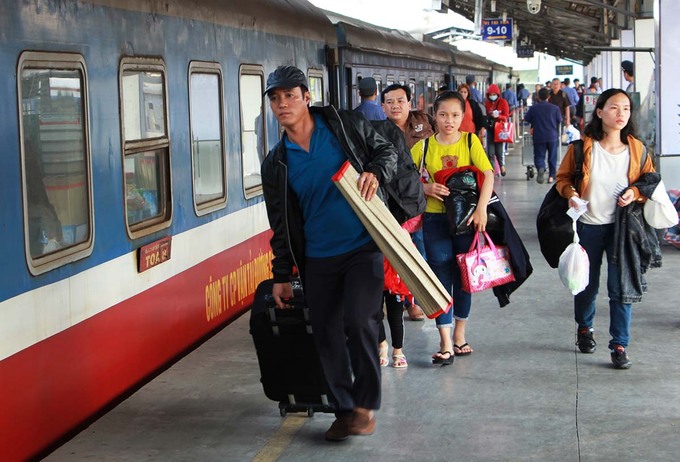 Ga Sài Gòn bắt đầu bán 210.000 vé tàu dịp Tết Nguyên đán
