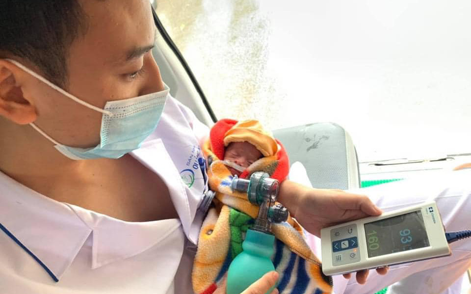 Sản phụ sinh non được cấp cứu thành công nhờ