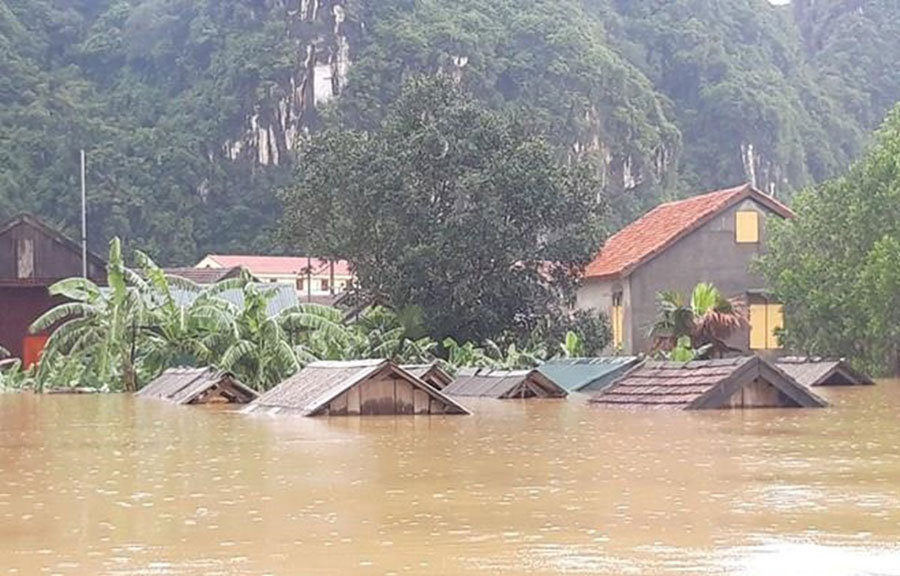 Mưa lớn, ngập lụt đang quay trở lại các tỉnh miền Trung.