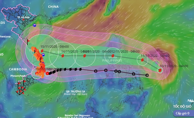 Bão Vamco sắp vào Biển Đông là tên mà cơ quan khí tượng Việt Nam đề xuất.