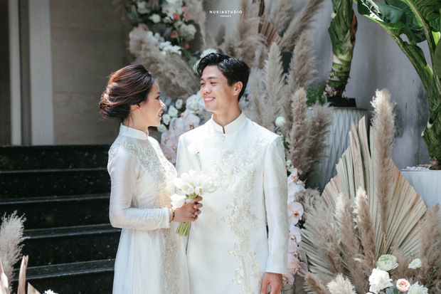 Đám cưới Công Phượng: Cận cảnh váy cưới giản dị của cô dâu Viên Minh - Ảnh 6