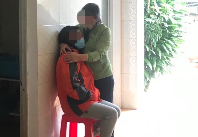 Cô gái Nguyễn Thị Thúy Thảo không hề mất tích, vào Gia Lai để xin con. Ảnh VTC