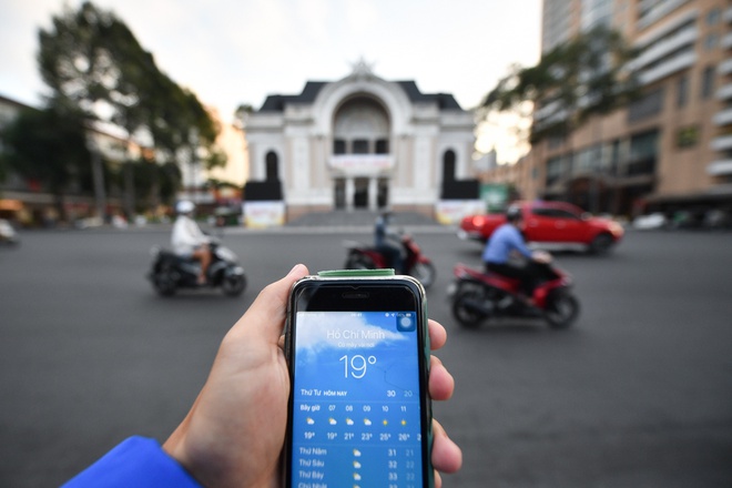 Sáng nay (14/1), TP.HCM lạnh 20 độ