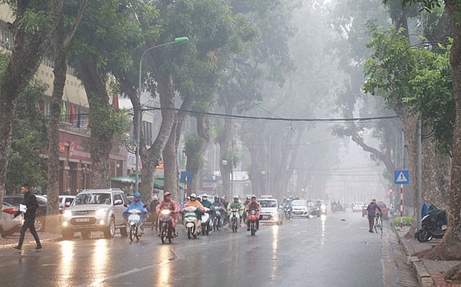 Thời tiết 1/2: Bắc Bộ trời nhiều mây, có mưa nhỏ, trời rét