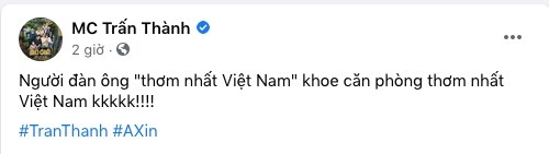 Khẳng định là 'Người đàn ông thơm nhất Việt Nam'. (Ảnh: Chụp màn hình)