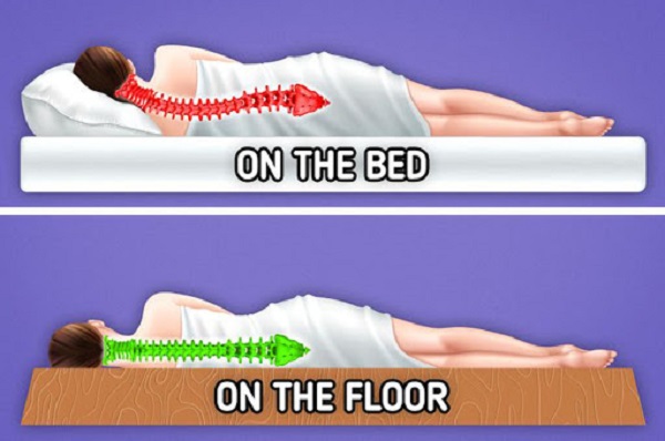 Ngoài giữ được nét truyền thống của người Nhật thì việc ngủ trên sàn nhà còn có thể giảm đau lưng.