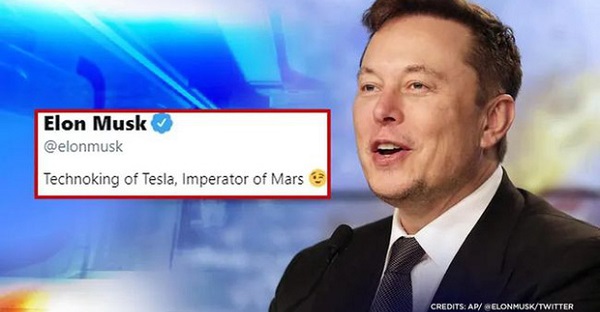 Tỷ phú Elon Musk mới đây đã tự xưng mình là 'Hoàng đế sao Hỏa'