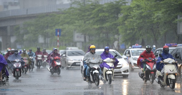 Do không khí lạnh tràn về, các tỉnh Bắc Bộ có mưa từ ngày 16/4, trời chuyển lạnh. 