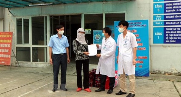 Bệnh nhân dương tính với Covid-19 cuối cùng được điều trị tại Hải Dương đã ra viện