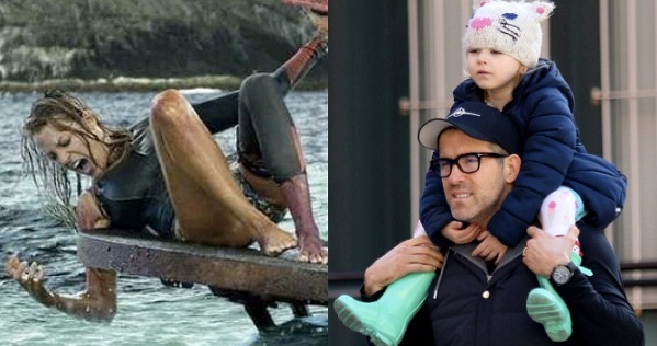 Ryan Reynolds cho con xem luôn phim cá mập ăn thịt người do mẹ đóng để giúp bé cai nghiện Baby Shark