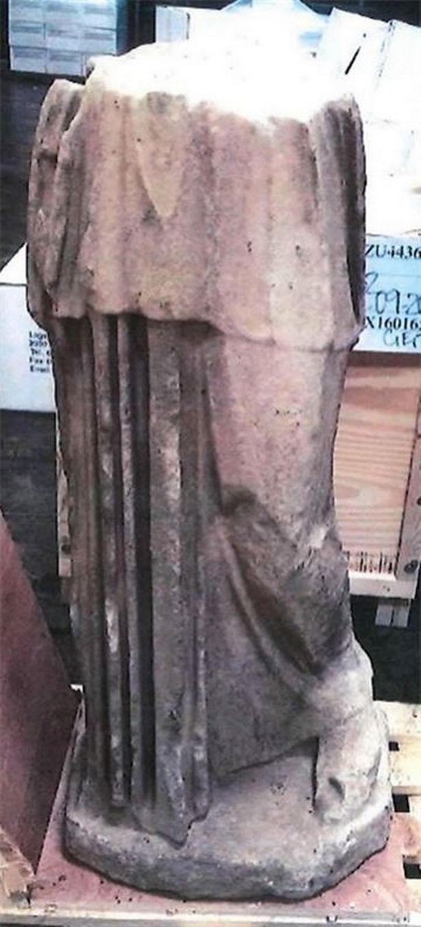 Bức tượng cổ đã bị giới chức hải quan Mỹ thu giữ vào năm 2016.