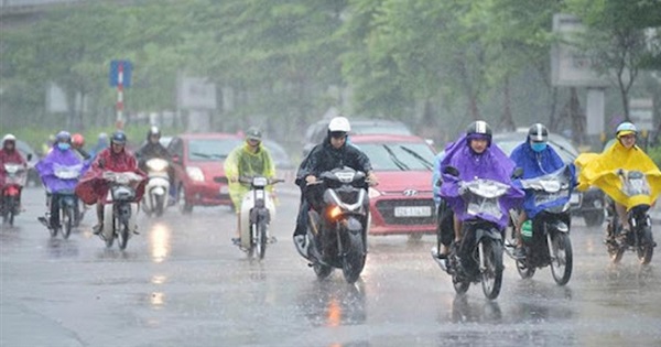 Bắc Bộ đón mưa dông diện rộng, chấm dứt nắng nóng vào tuần tới