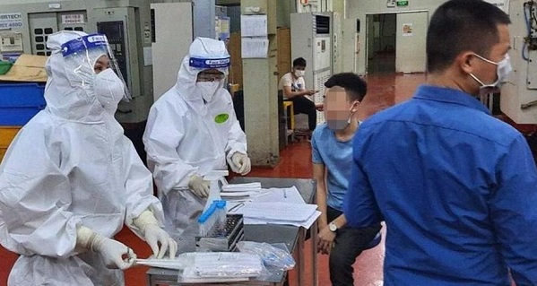 Chiều 25/5: Thêm hơn 300 công nhân ở Bắc Giang dương tính SARS-CoV-2