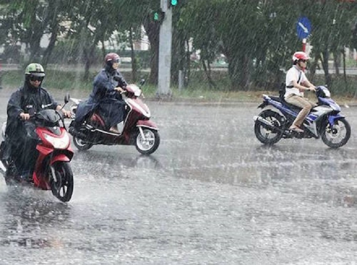 Hà Nội liên tiếp đón 2 đợt mưa lớn - Ảnh minh họa
