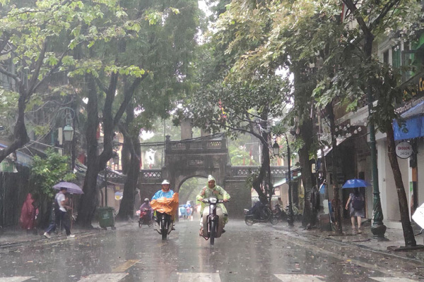 Hà Nội và các tỉnh Bắc Bộ mưa giải nhiệt trên diện rộng sau chuỗi ngày nóng 40 độ C - Ảnh minh họa