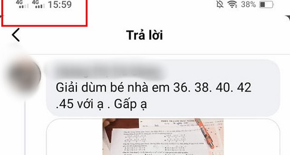 Nghi vấn thí sinh lén chụp ảnh đề Toán gửi ra ngoài khi vẫn ngồi trong phòng thi: Công an vào cuộc điều tra