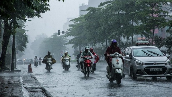 7 ngày tới mưa dông bao trùm các khu vực trên cả nước