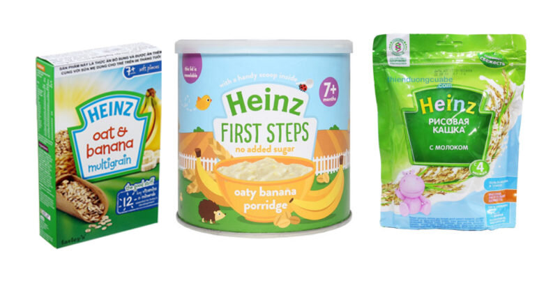 Bột ăn dặm Heinz có tốt không? Bột ăn dặm Heinz có bao nhiêu vị?