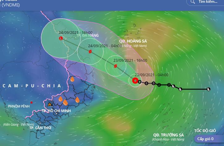12 giờ tới, áp thấp nhiệt đới có khả năng mạnh lên thành bão, từ tối nay các tỉnh miền Trung bị ảnh hưởng - Ảnh 1