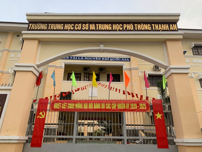 Trường THCS - THPT Thạnh An - Ảnh: Zing
