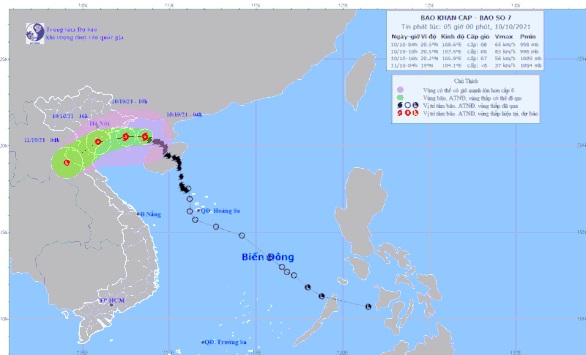 Bão số 7 cách đảo Bạch Long Vĩ 100km, bão số 8 vào Biển Đông đêm mai - Ảnh 1