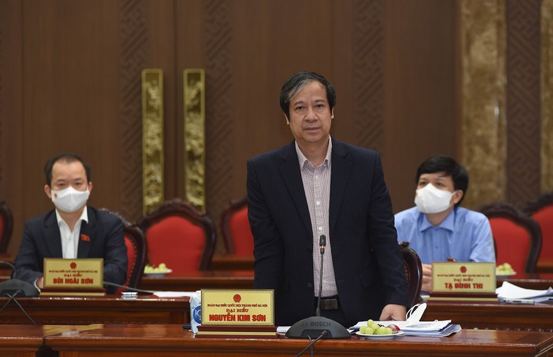 Bộ trưởng GDĐT Nguyễn Kim Sơn. Ảnh: TP