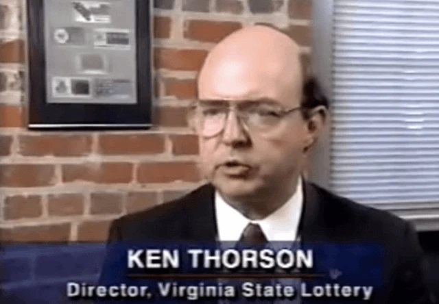 Ông Ken Thorson lên tiếng về giải thưởng của ông Mandel. Ảnh: Lottery Critic