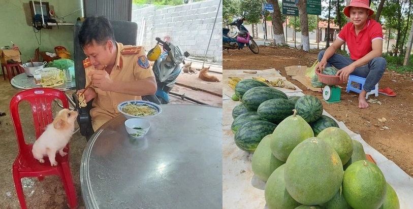 Anh CSGT trẻ ngày tới cơ quan, đêm bốc vác kiêm phụ hồ để kiếm tiền cứu hộ chó mèo bị bán vào lò mổ