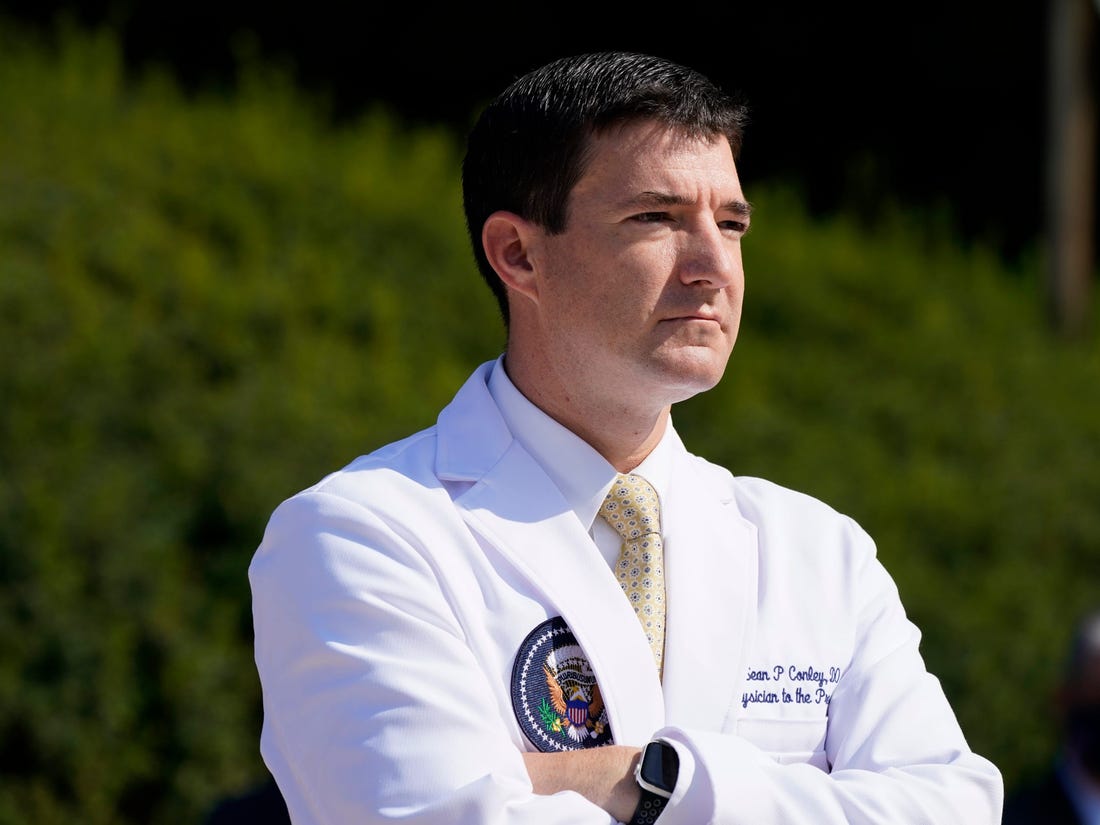 Bác sĩ Conley là người chịu trách nhiệm trực tiếp về sức khỏe Tổng thống Donald Trump.