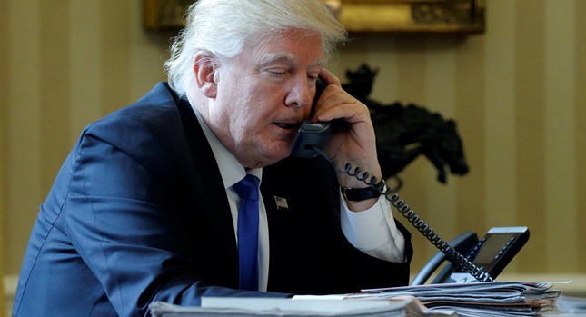 Ông Trump chủ động gọi điện đàm thoại với Tổng thống Nga Putin.