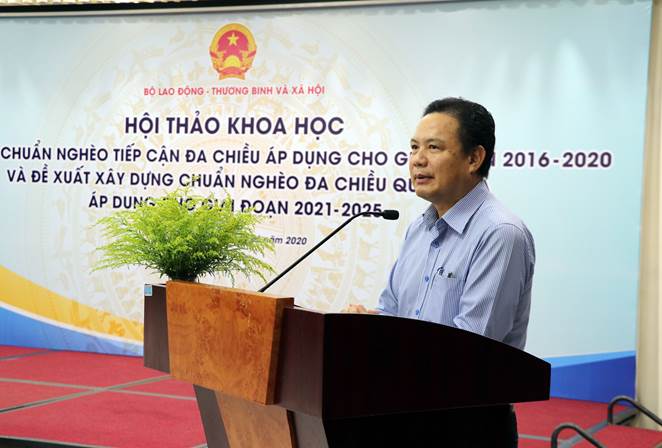 Bộ trưởng Lao động, Thương binh và Xã hội Đào Ngọc Dung phát biểu tại một hội thảo ngày 12/6 vừa qua.