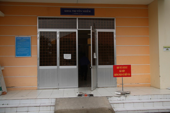 Khu vực cách ly bệnh nhân 1452 tại Bệnh viện Sa Đéc, Đồng Tháp.
