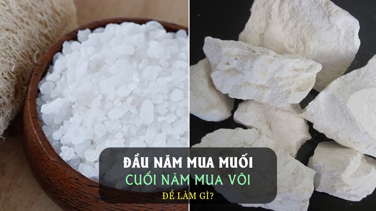 Ý nghĩa của tục lệ  "đầu năm mua muối, cuối năm mua vôi"