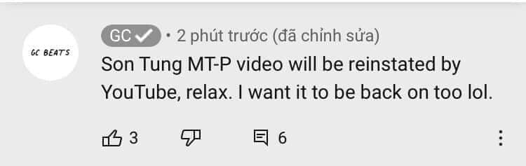 GC trấn an các fan của Sơn Tùng M-TP rằng MV Chúng ta của hiện tại sẽ sớm quay lại!