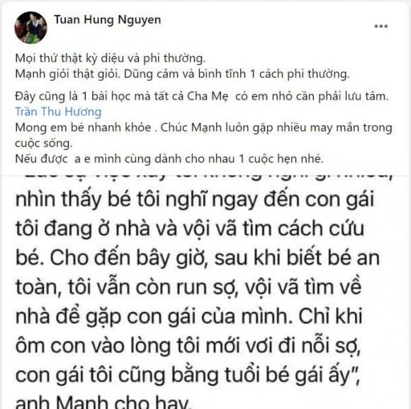 Tuấn Hưng hi vọng có dịp gặp anh Nguyễn Ngọc Mạnh.