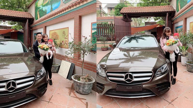 Anh chồng ở Bắc Ninh tặng vợ quà 8/3 là xe Mecedes giá 2,5 tỷ.
