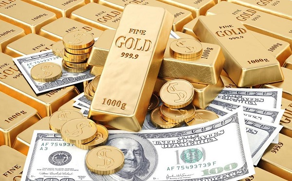 Vàng tiếp tục tăng giá trong khi đồng USD giảm điểm so với phiên giao dịch trước đó.
