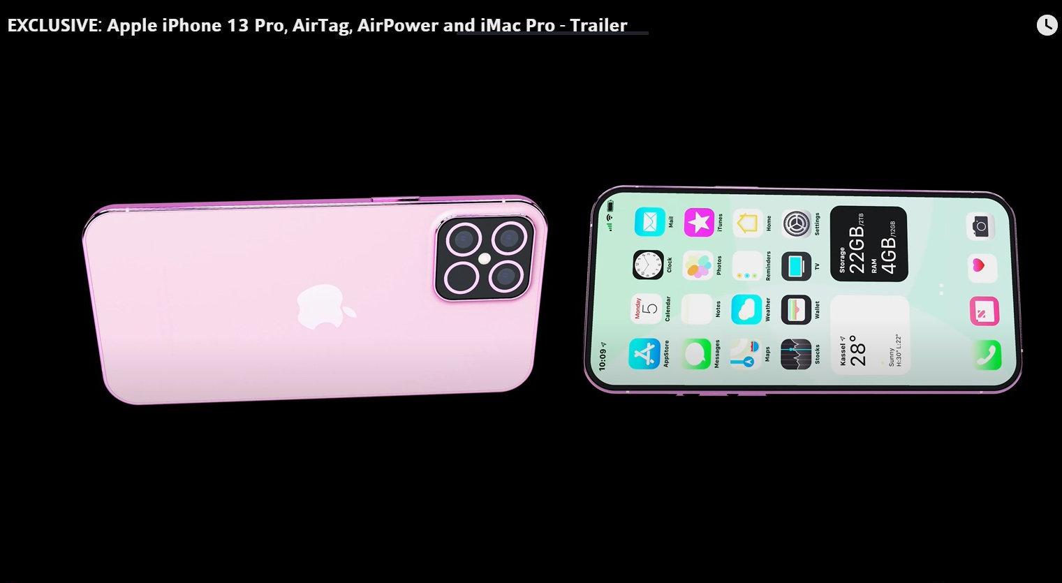 Concept iPhone màu hồng bắt mắt khiến dân tình phải đứng ngồi không yên.